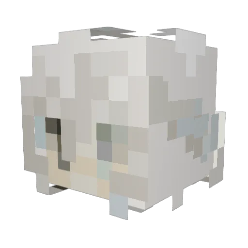 _nKnownnull Minecraft avatar head, 3D render