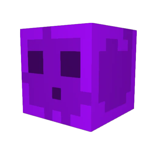 _naeb Minecraft avatar head, 3D render