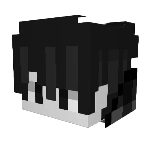 _nchx77 Minecraft avatar head, 3D render