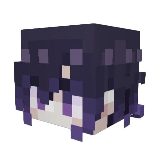 _newteyes Minecraft avatar head, 3D render