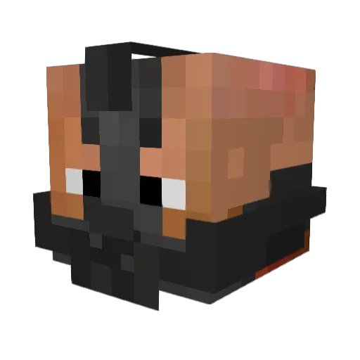 _nexnox_ Minecraft avatar head, 3D render