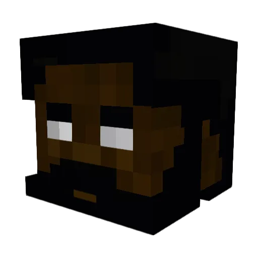 _ninja7_ Minecraft avatar head, 3D render