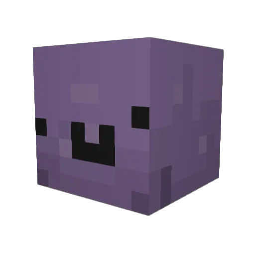 _no_world_ Minecraft avatar head, 3D render