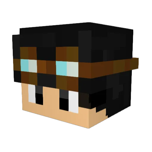 _noob_joga Minecraft avatar head, 3D render