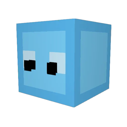 _nurPaul Minecraft avatar head, 3D render