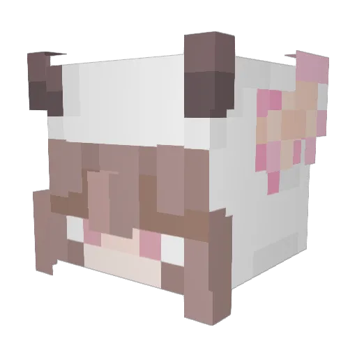 _oJ4CKo_ Minecraft avatar head, 3D render