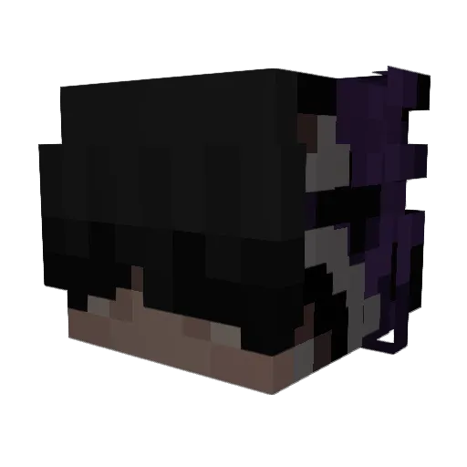_oKo Minecraft avatar head, 3D render