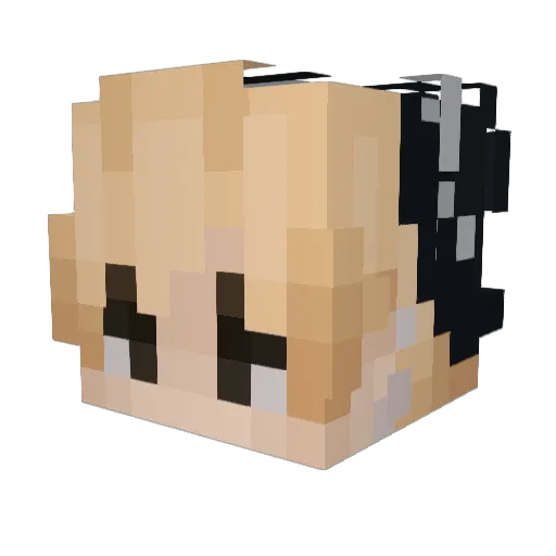 _oathkept Minecraft avatar head, 3D render