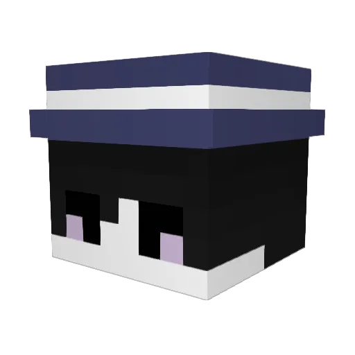 _odnaL Minecraft avatar head, 3D render