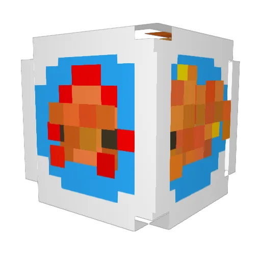 _okun_ Minecraft avatar head, 3D render
