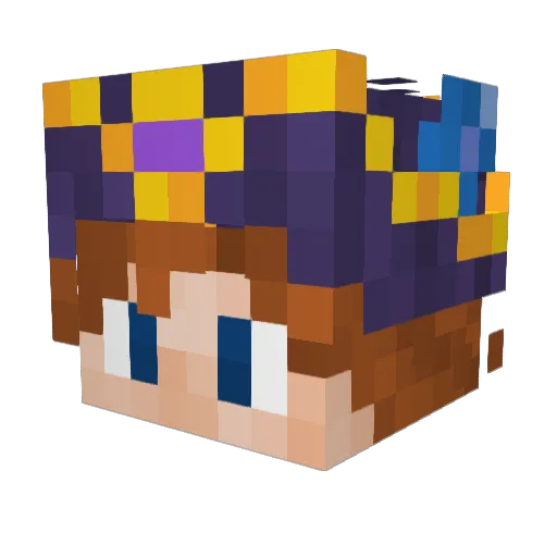 _om3ga__ Minecraft avatar head, 3D render