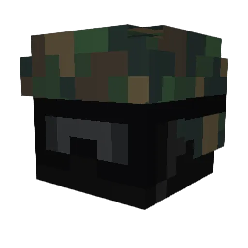 _oncle_jazz Minecraft avatar head, 3D render