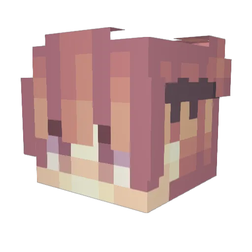 _op_ars_op_ Minecraft avatar head, 3D render