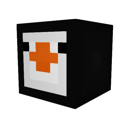_oprahwinfrey Minecraft avatar head, 3D render