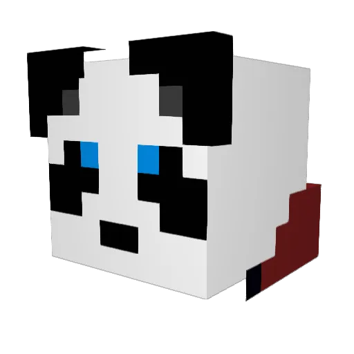_oryza_ Minecraft avatar head, 3D render