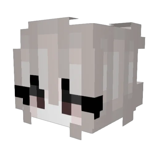 _osamudazai___ Minecraft avatar head, 3D render
