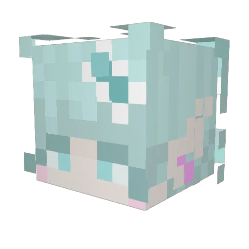 _owie Minecraft avatar head, 3D render