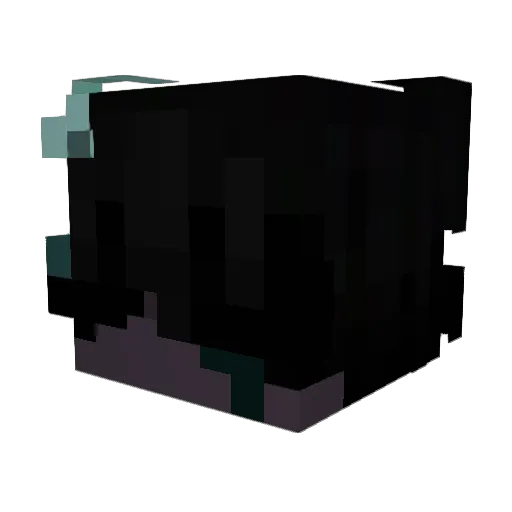 _p0vr4cam Minecraft avatar head, 3D render
