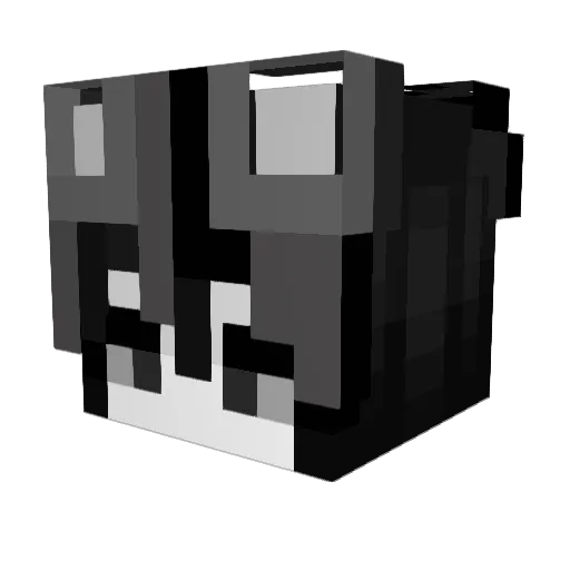 _p5lmenks_ Minecraft avatar head, 3D render
