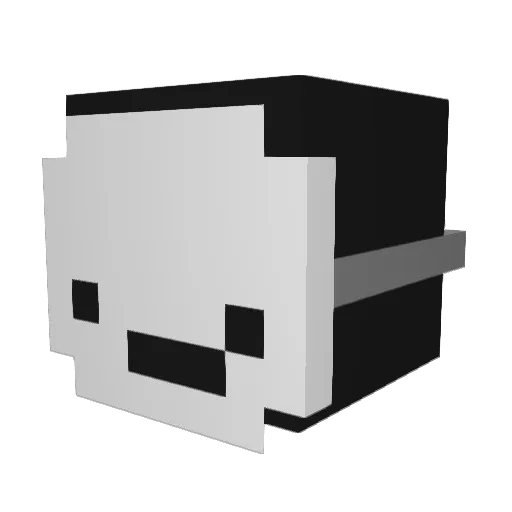 _pablox7 Minecraft avatar head, 3D render