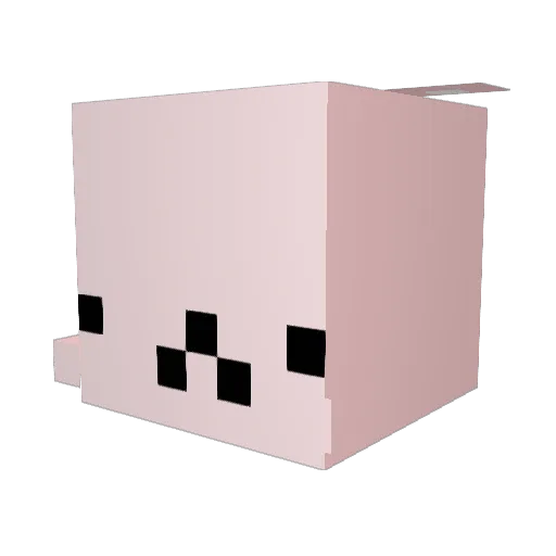_painisbeautiful Minecraft avatar head, 3D render
