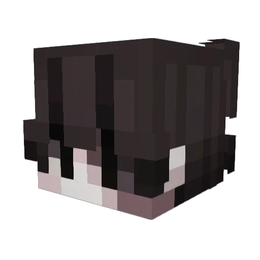_patata_24 Minecraft avatar head, 3D render