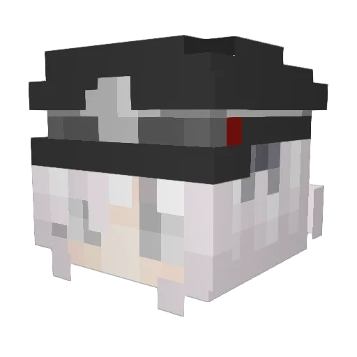 _pavuchok_ Minecraft avatar head, 3D render