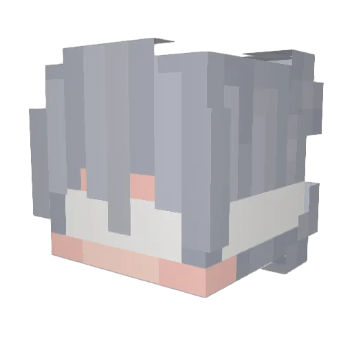 _pedrobueno Minecraft avatar head, 3D render