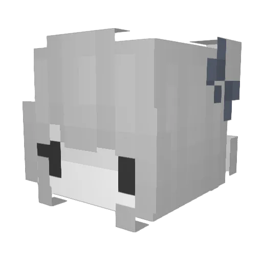 _pepparoni Minecraft avatar head, 3D render