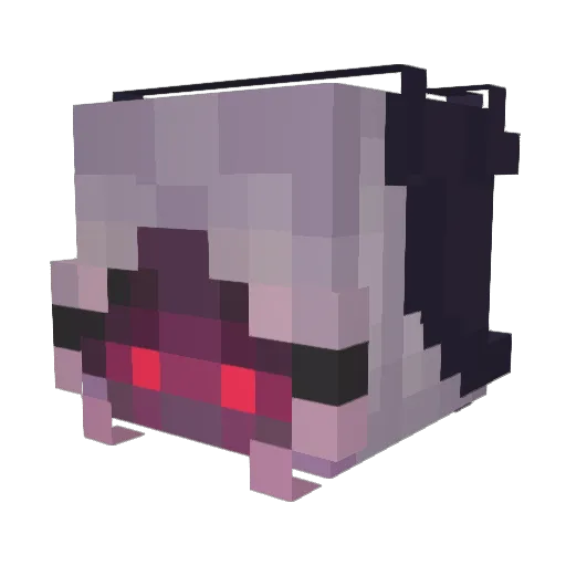 _perl1 Minecraft avatar head, 3D render