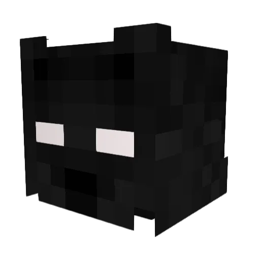 _peterbot Minecraft avatar head, 3D render