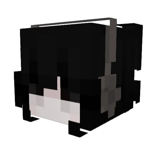 _ph1a_ Minecraft avatar head, 3D render