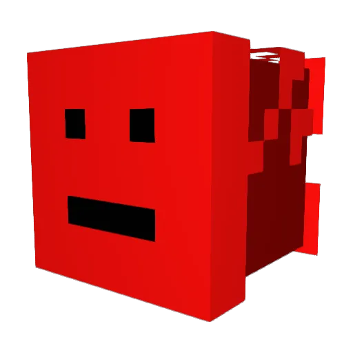_ph3oniX Minecraft avatar head, 3D render