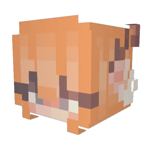 _phantasmic_ Minecraft avatar head, 3D render