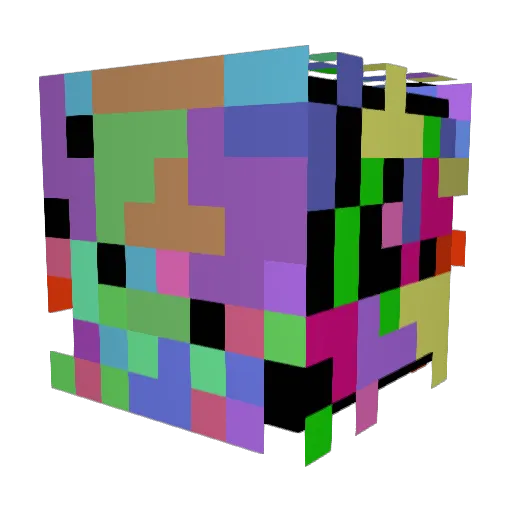 _phiz Minecraft avatar head, 3D render