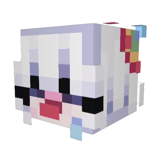 _pickle_juice_ Minecraft avatar head, 3D render