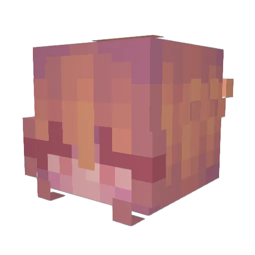 _planetmars Minecraft avatar head, 3D render