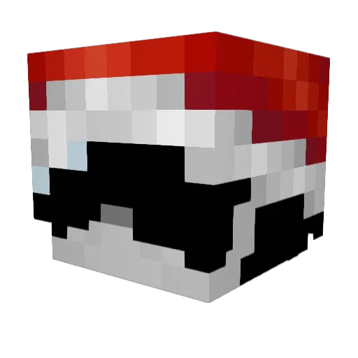 _poplipop_ Minecraft avatar head, 3D render