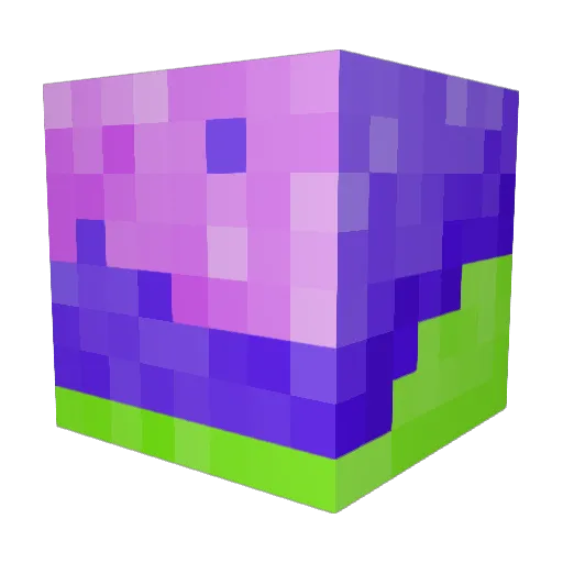 _prettex_ Minecraft avatar head, 3D render