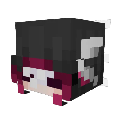 _ram_x Minecraft avatar head, 3D render