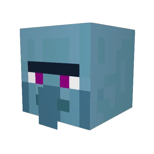 _red_stone_ Minecraft avatar head, 3D render