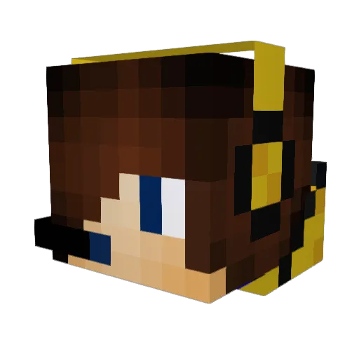 _remus32_ Minecraft avatar head, 3D render