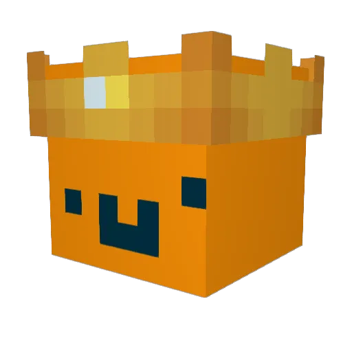 _rianx Minecraft avatar head, 3D render