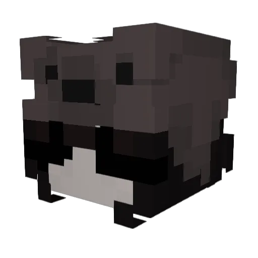 _ruusek Minecraft avatar head, 3D render