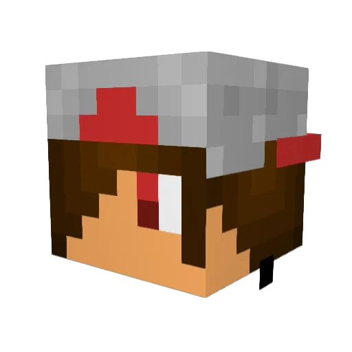 _ryann_ Minecraft avatar head, 3D render