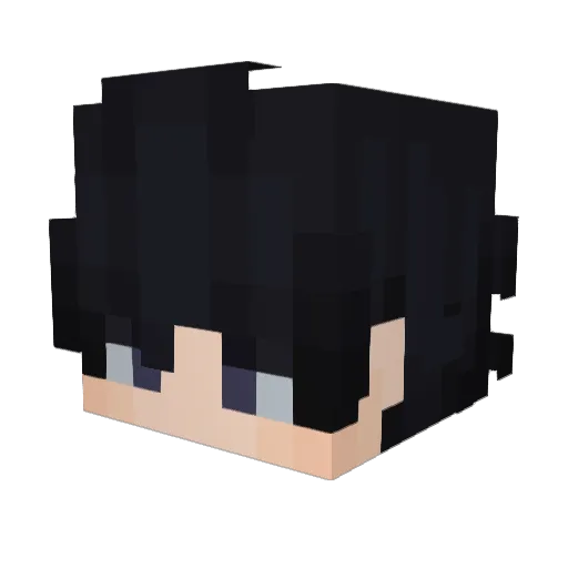 _s1na Minecraft avatar head, 3D render