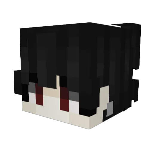 _s1ngular Minecraft avatar head, 3D render