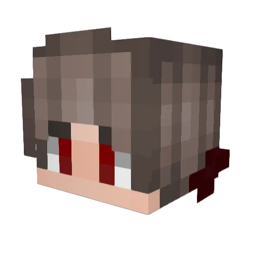 _sLayeer_ Minecraft avatar head, 3D render