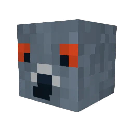 _s_o Minecraft avatar head, 3D render