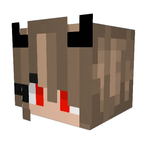 _sairy_sad Minecraft avatar head, 3D render